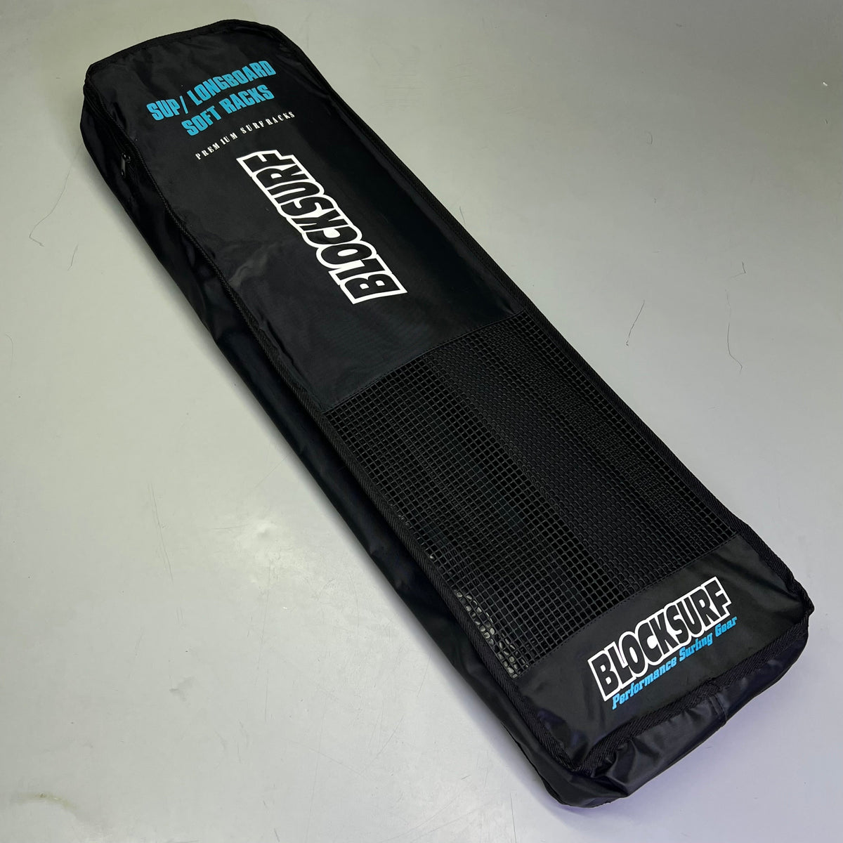 BLOCK SURF (SET OF 2) SUP / Longboard Soft Rack 33"x4.5" Black RABLS0SUPLB33KK