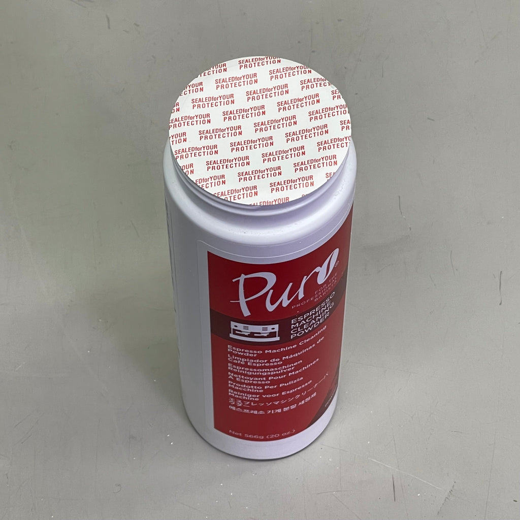 PURO CAFF Espresso Machine Cleaning Powder For Airpots 20 oz White 18-P20