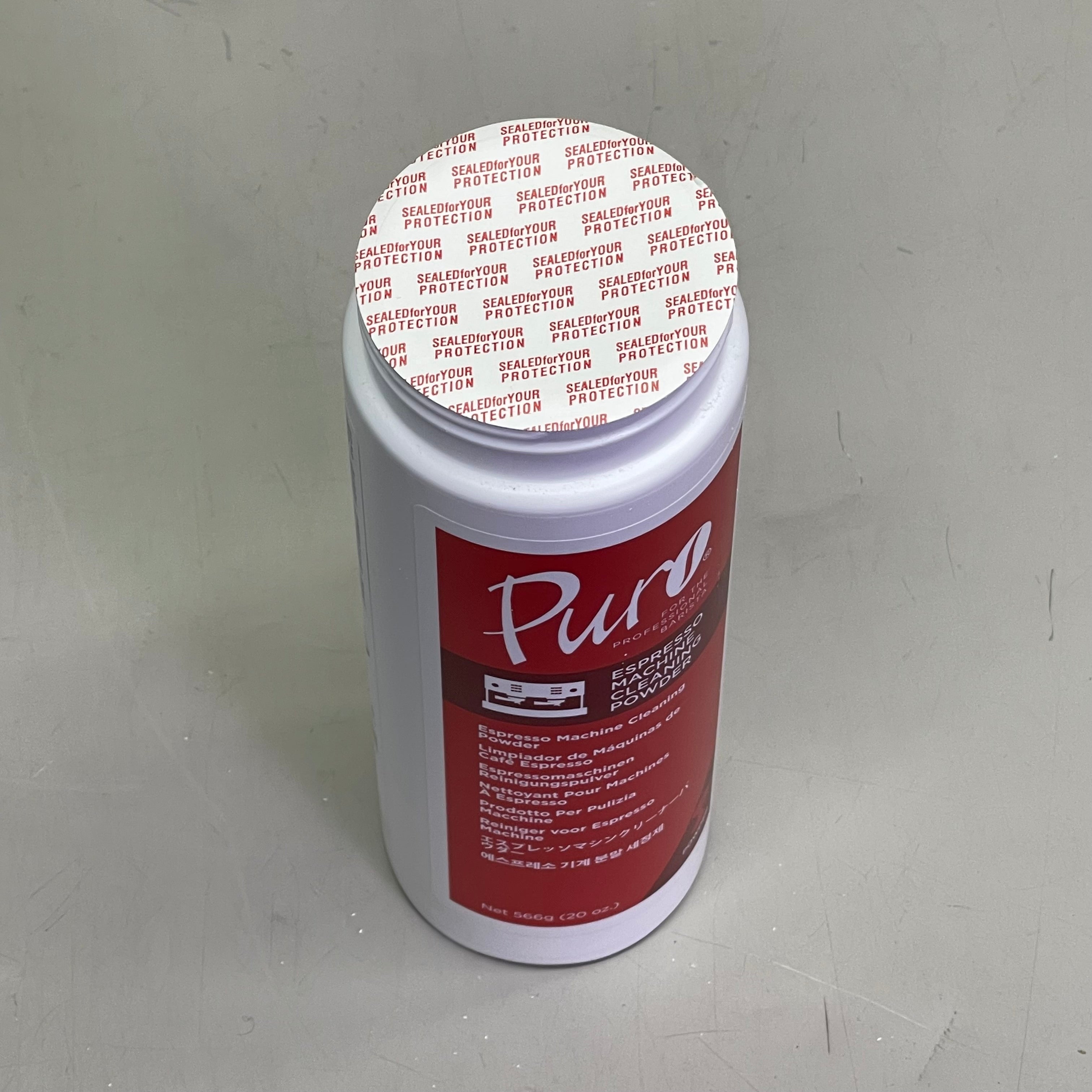 PURO CAFF Espresso Machine Cleaning Powder For Airpots 20 oz White 18-P20