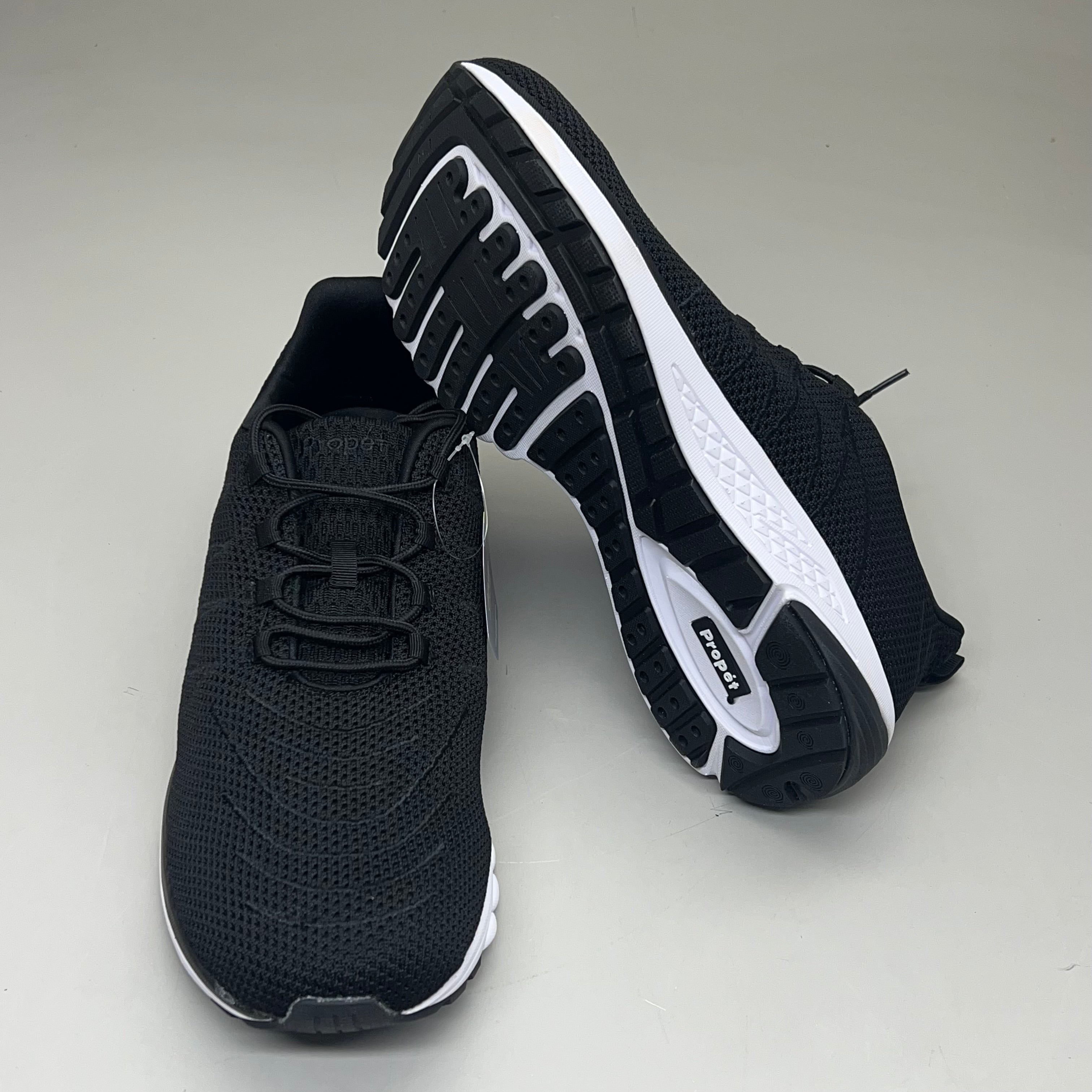 PROPET Tour Knit Double Insoles Ortholite Shoe Men's Sz 10 X (3E) Black MAA252M
