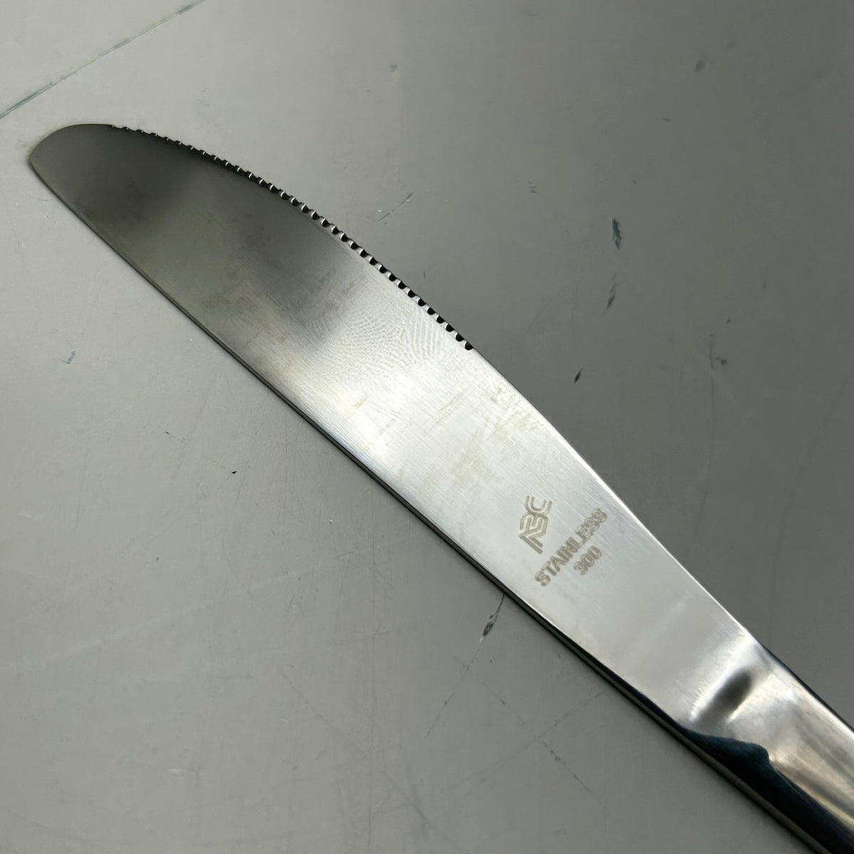ABC (12 Pack) Stainless Steel Norfolk Stamped Dinner Knife 8.5" NOR-08 (New Other-Distressed Packaging)