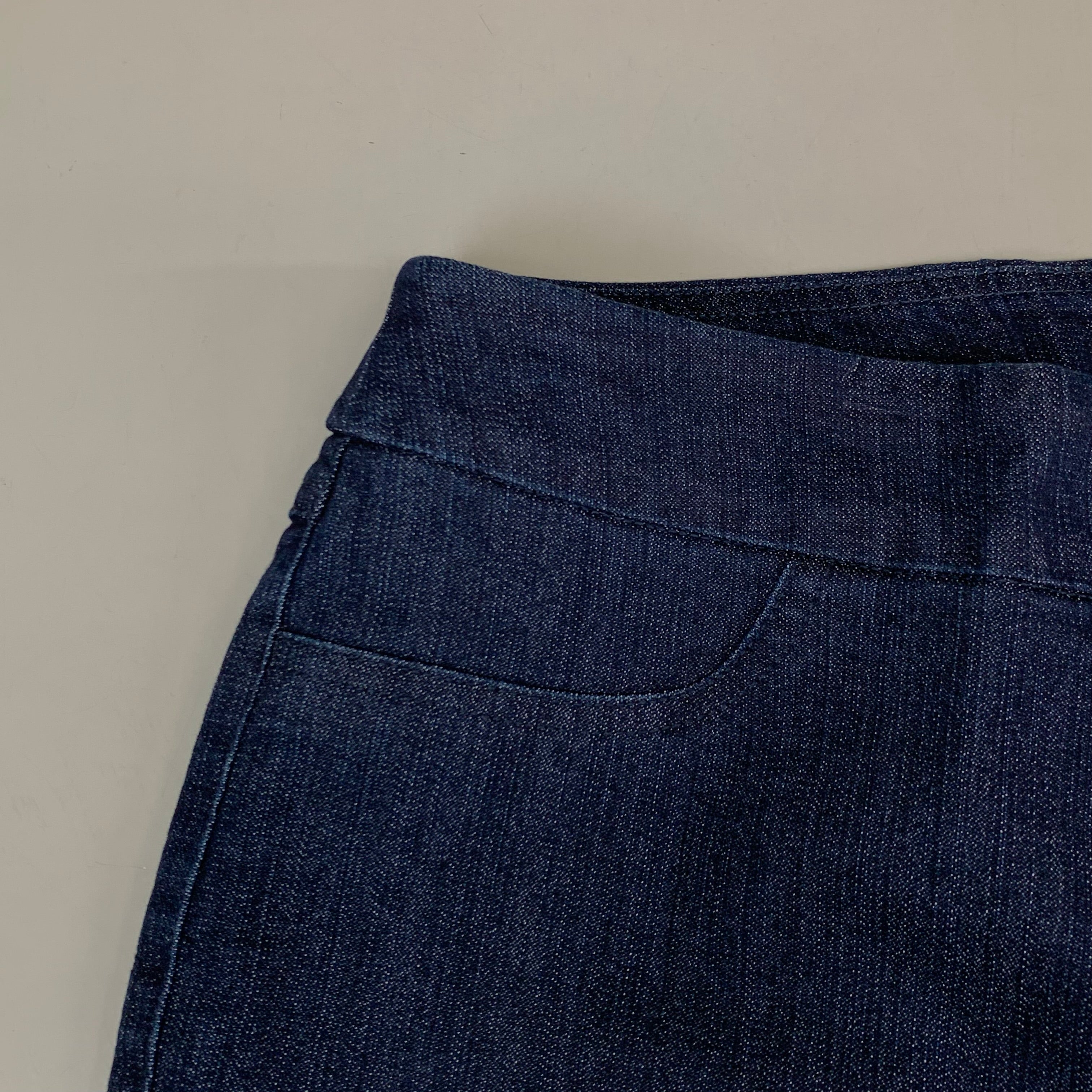 MULTIPLES Ankle Pants Petite Women's Sz 12 Denim M2623P