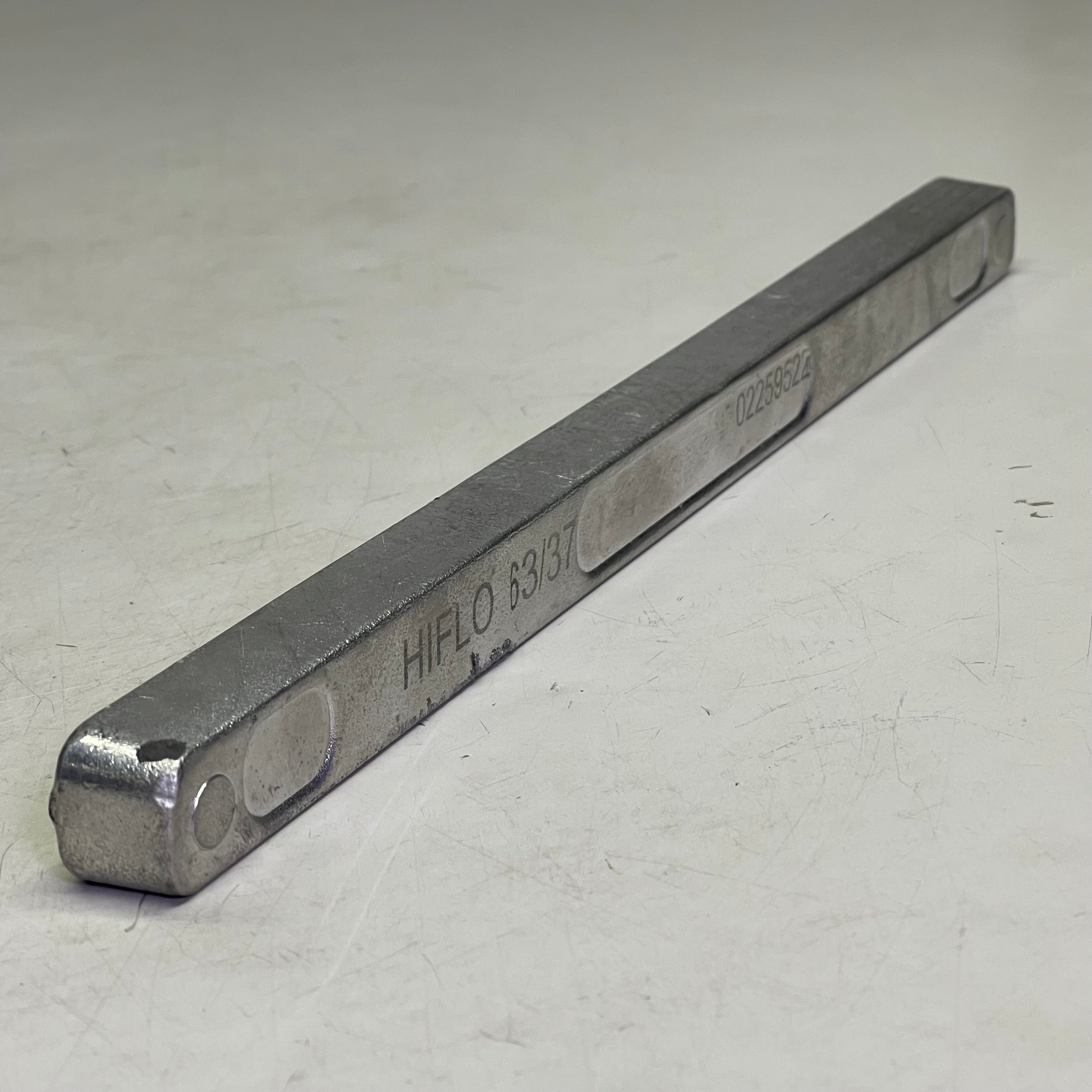 Solder Bar HiFlo Sn63/Pb37 13" x 0.75" x 0.75" Tin/Lead 02259522