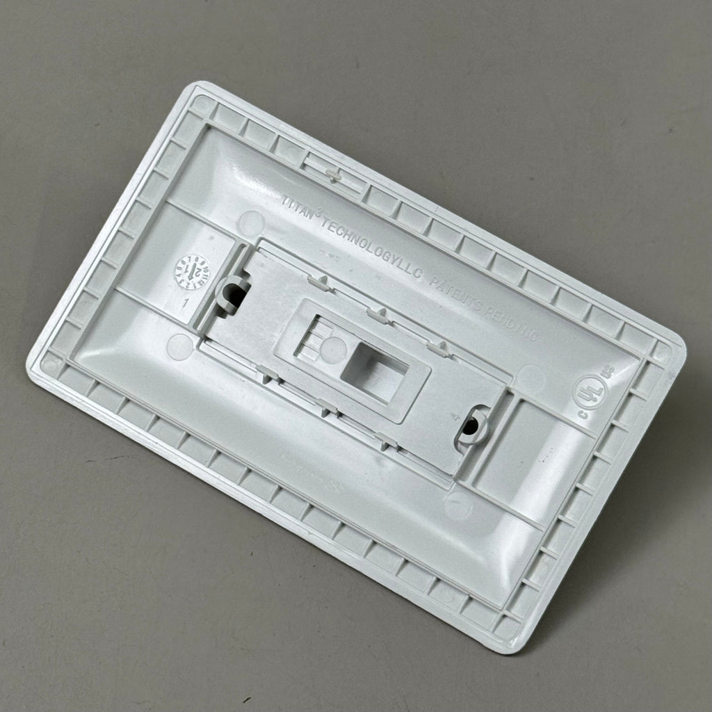 TITAN3 (5 PACK!) 1-Gang Toggle Cover-Up Wall Plate 5" x 3" White TPPCW-T-5