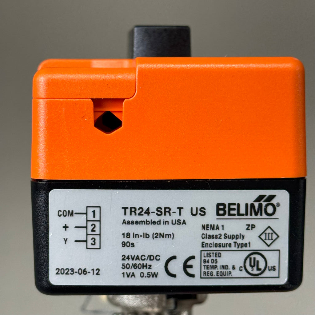 BELIMO Reheat Control Valve 2-Way 1/2"24VAC Cv0.8 2-10VDC 4-20mA B209B-TR24-SR-T