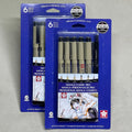 SAKURA (2-PACK) Pigma Micron Manga-Comic Pro Pens .20mm, .35mm, .5mm, 1mm Black 50201