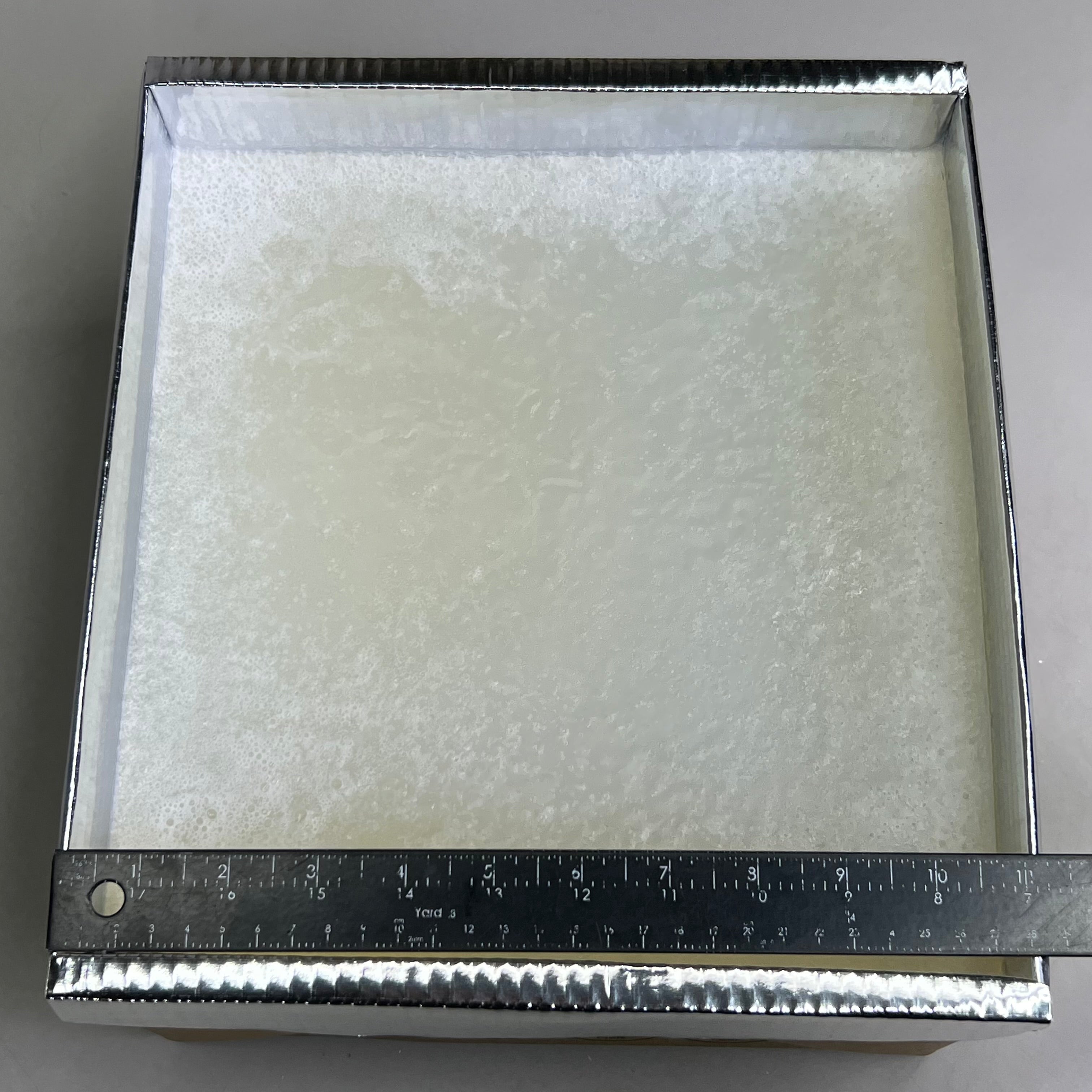 STEPHENSON Melt & Pour Crystal Clear Soap Base Sz 12" L X 11" W X  6.5" H