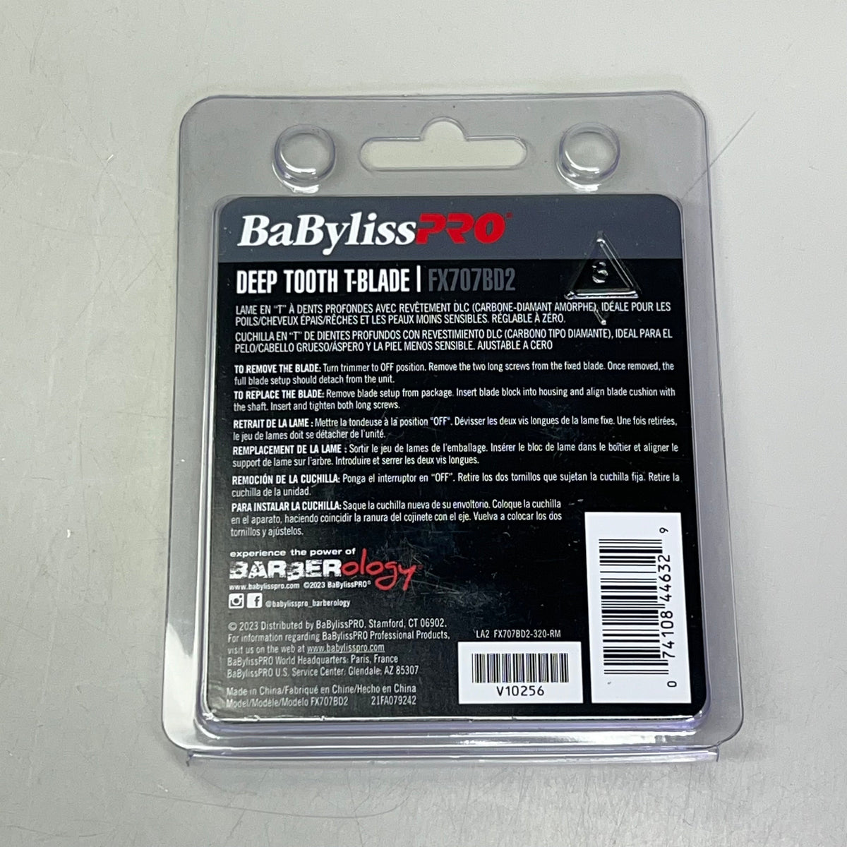 BABYLISS PRO Diamond Like Coating Deep Tooth T-Blade Replacement 2mm FX707BD2