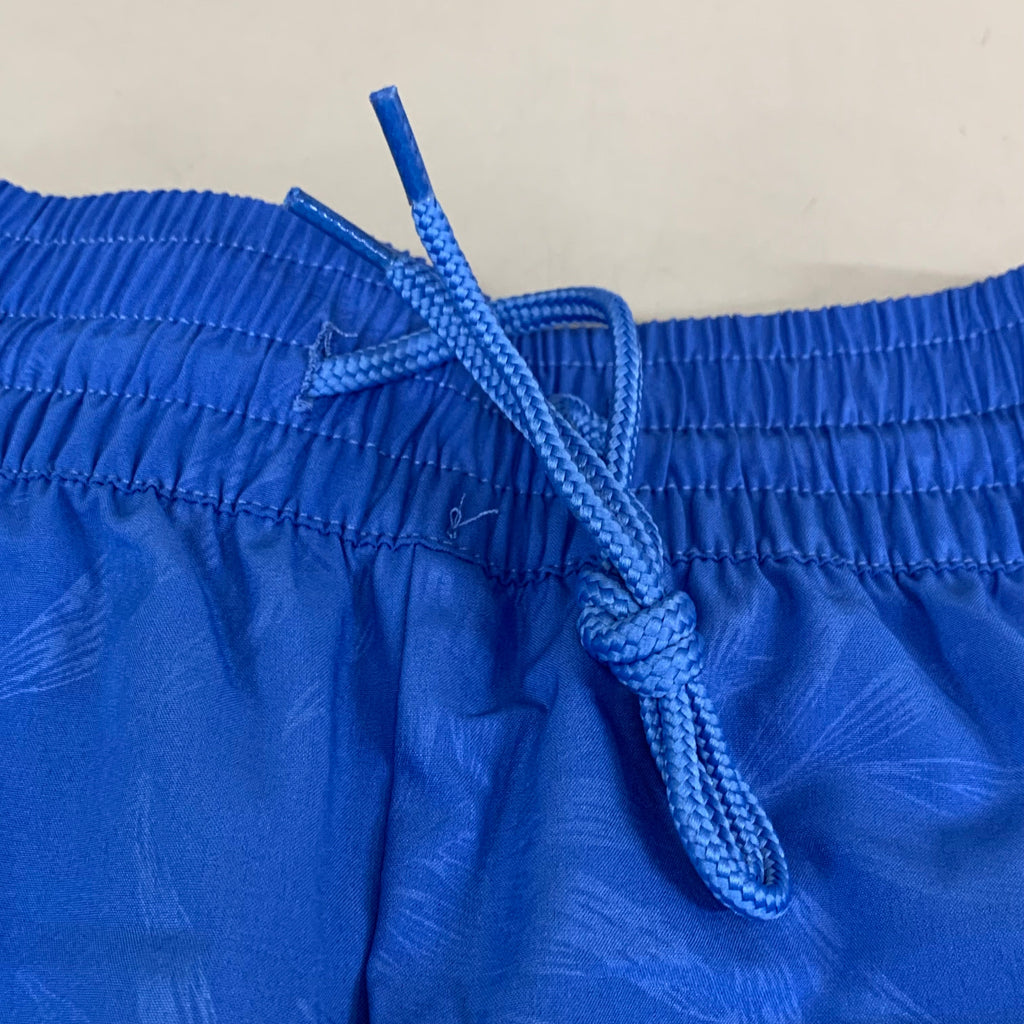 RAYA SUN Stretch Swim Style Shorts W/ Flower Design Women's 2X Blue/Gray