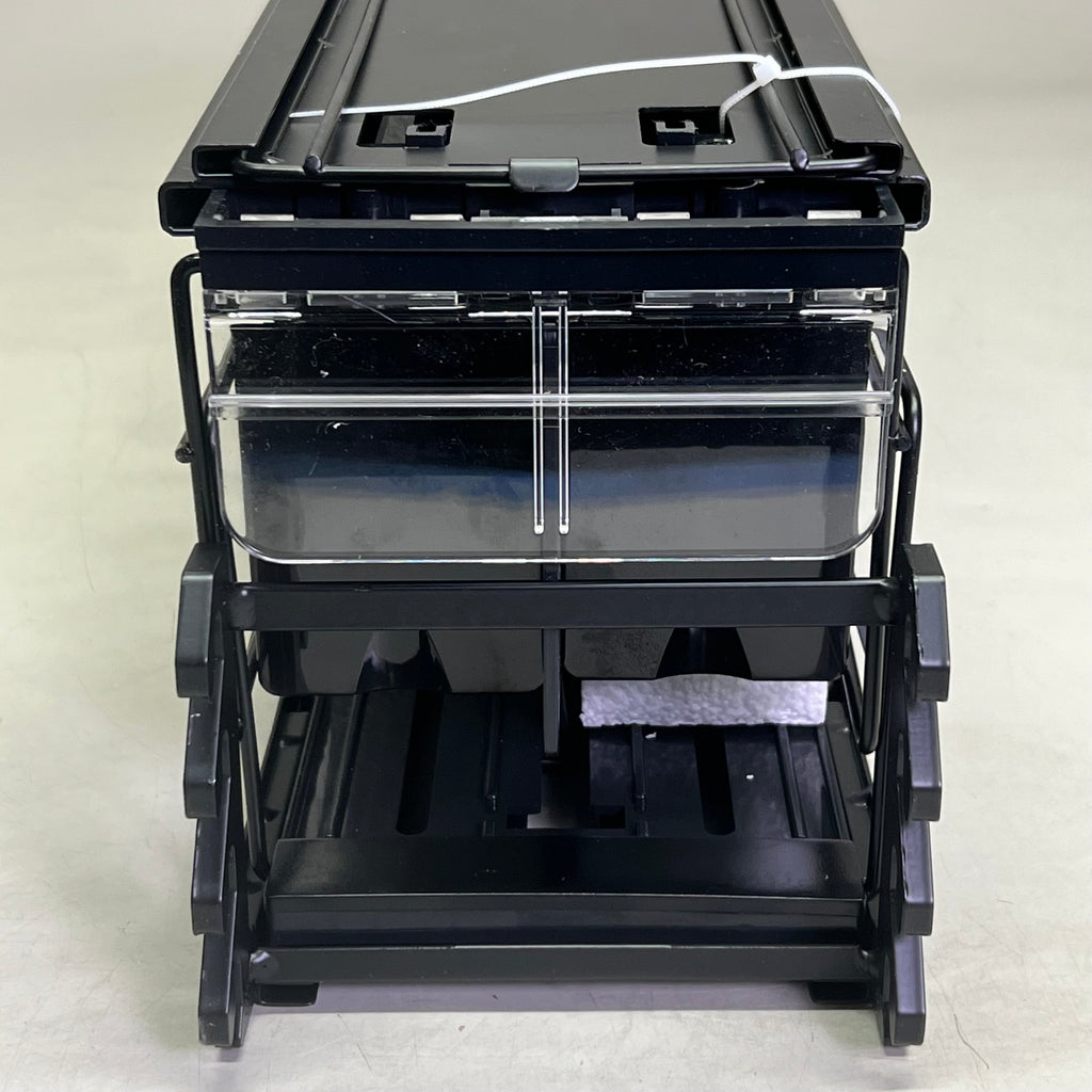 STEPHEN GOULD CORP (4 PACK) 18.67" Slim Line Double Pushers Tray With Bed Black