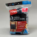 HANES (3 PACK!) Men's Cool Comfort Boxer Briefs Sz S/P 28-30" Black/Grey 2349A3