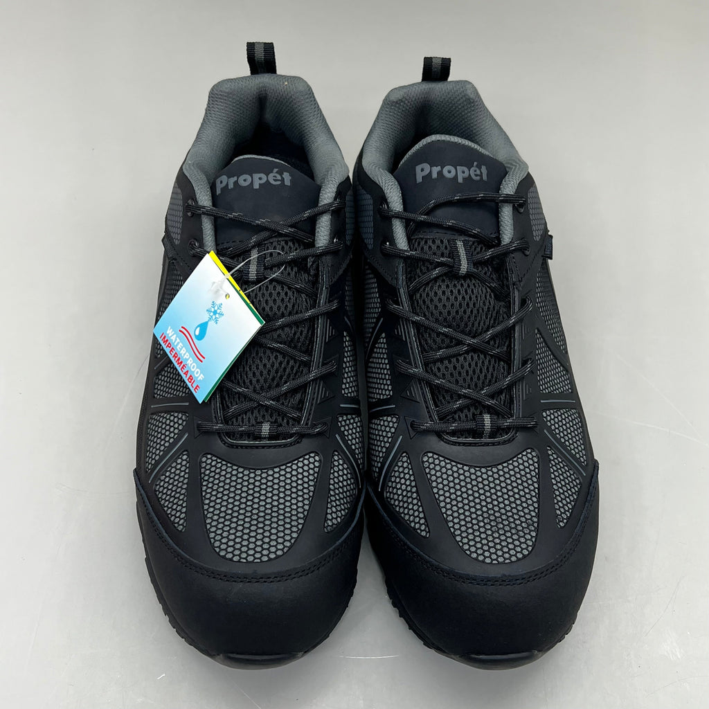 PROPET Seeley II Men's Work Boot Waterproof Men's Sz 12 W (E) Black/Grey MAU012M