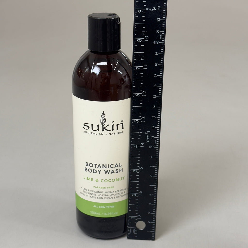 SUKIN (2 PACK) Lime & Coconut Hydrating Vegan Natural Lotion 500 ml B003VJVSPS