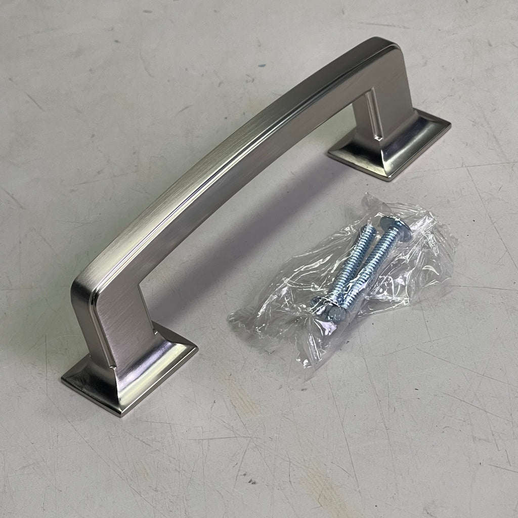 BERENSON (10 PACK) Hearthstone Pull Handle 96mm Brushed Nickel 4070-1BPN-P