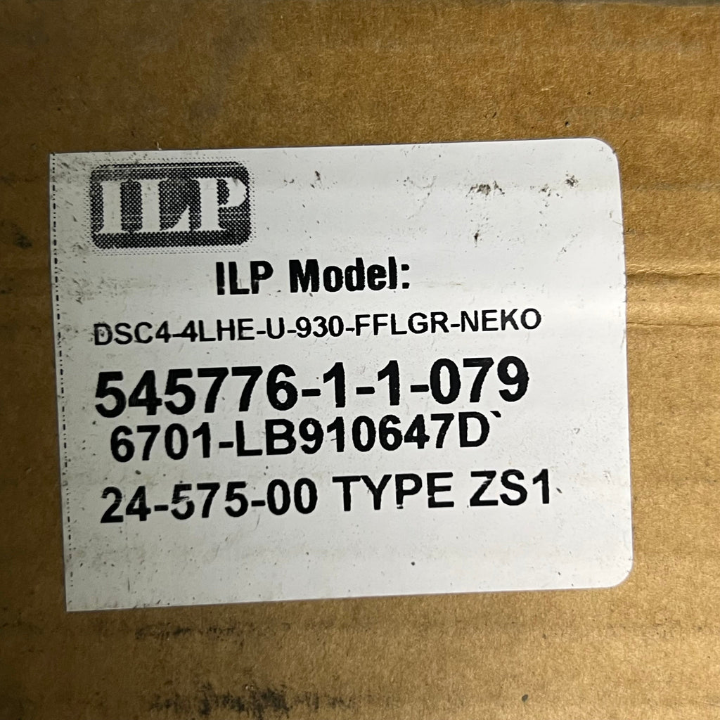 ILP Linear LED Strip Light Sz 4' L x 3.5" W, DSC4-4LHE-U-930-FFLGR-NEKO