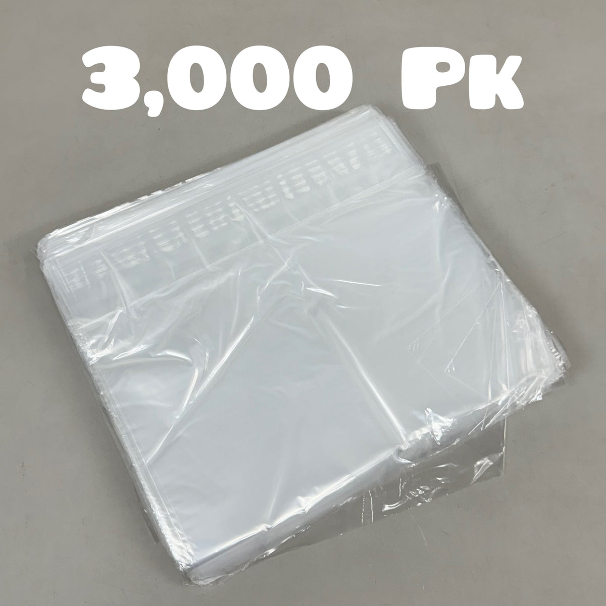 PAC-DENT (3000 PACK) Copolymer Plastic Head Rest Covers  11"x9.5"x2" Clear #102