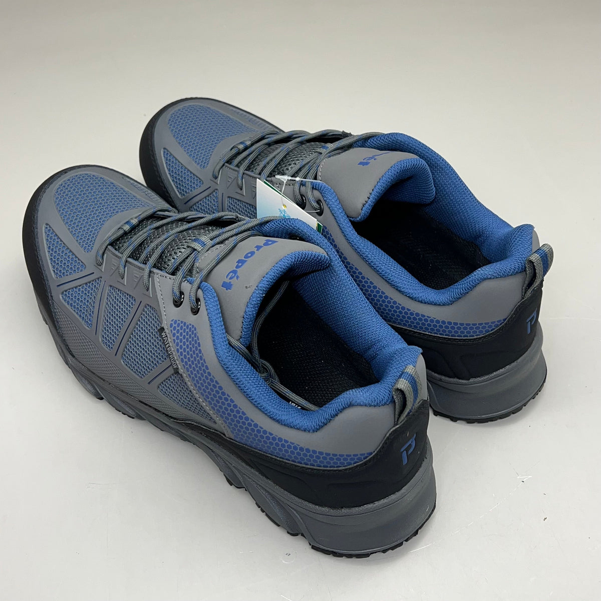 PROPET Seeley II Men's Work Boot Waterproof Men's Sz 12 W (E) Grey/Blue MAU012M