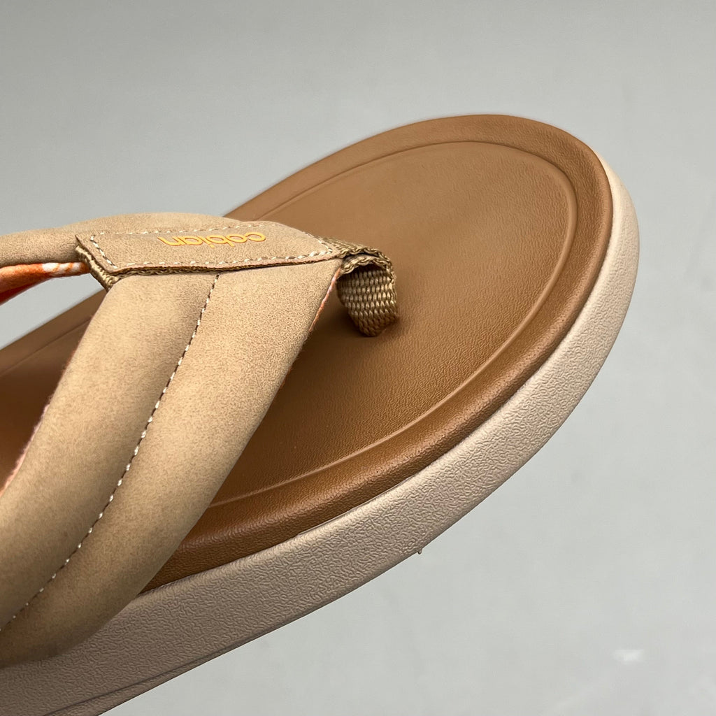 COBIAN Darby Synthetic Suede Strap Sandals Women's Sz 10, EU 41 Tan DAR24-230-10