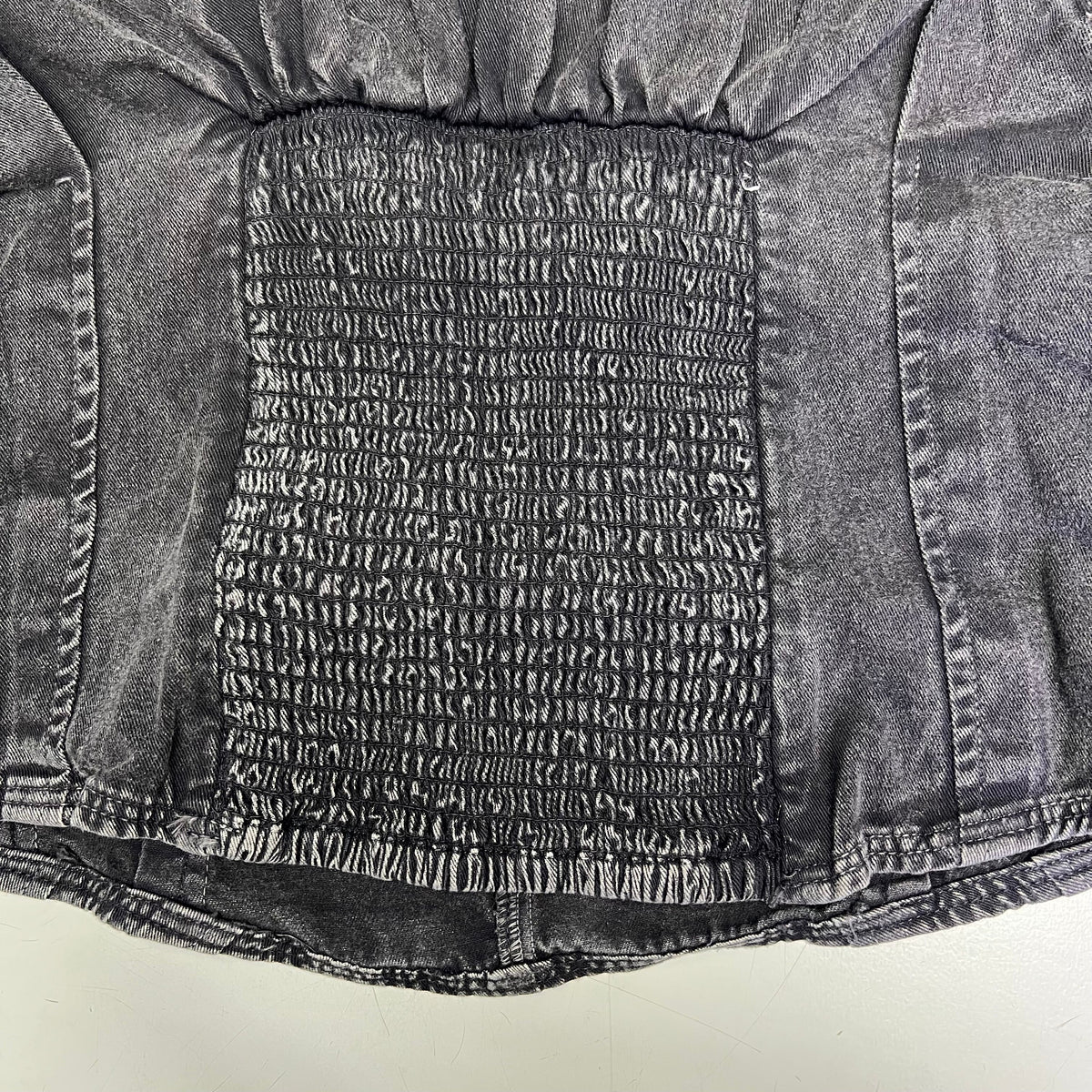 FREE PEOPLE 100% Cotton Louie Indigo Top Women's Sz XS Black 98546724