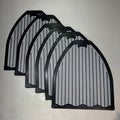 IMPACT (6 PACK) Urinal Mat Fresh Scent 17.5” W x 20.5” H Black 1525-5