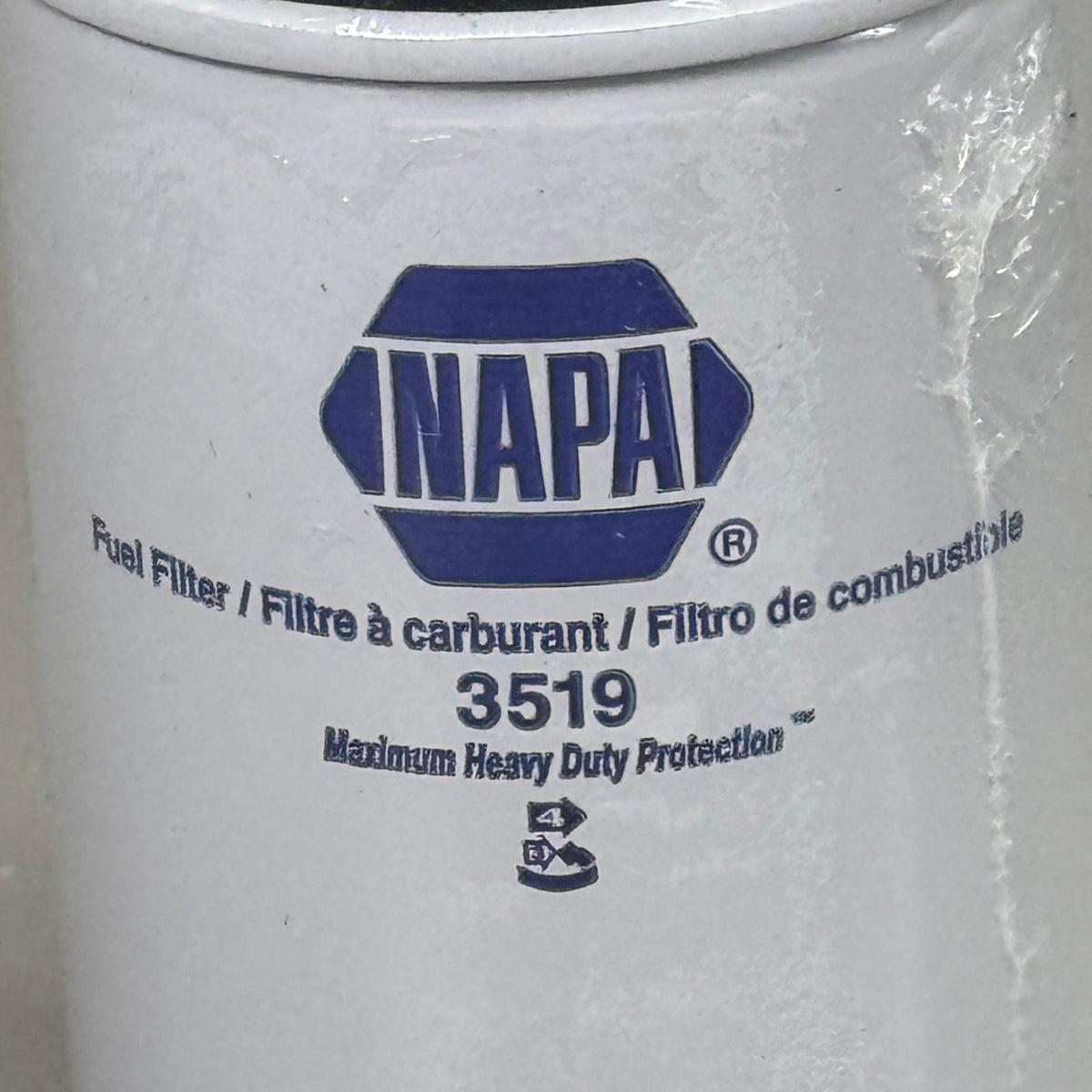 NAPA The Original Gold Fuel Filter Enhanced Cellulose 3/4"-16 Thread 3519
