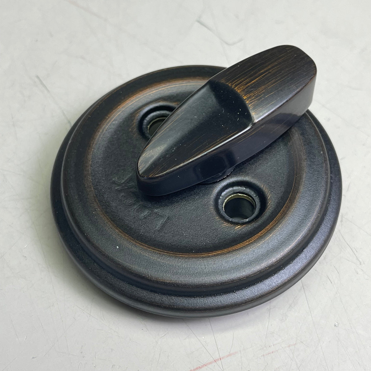 KWIKSET Dorian Interior Passage Lever Door Knob Set Venetian Bronze 99660-251