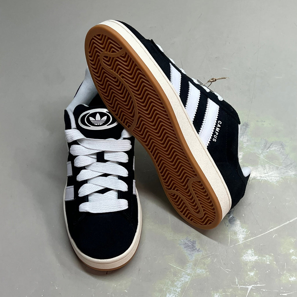 ADIDAS Campus 00s Fat Lace Sneaker Mens Sz 10.5 Black/Cloud White/Off White