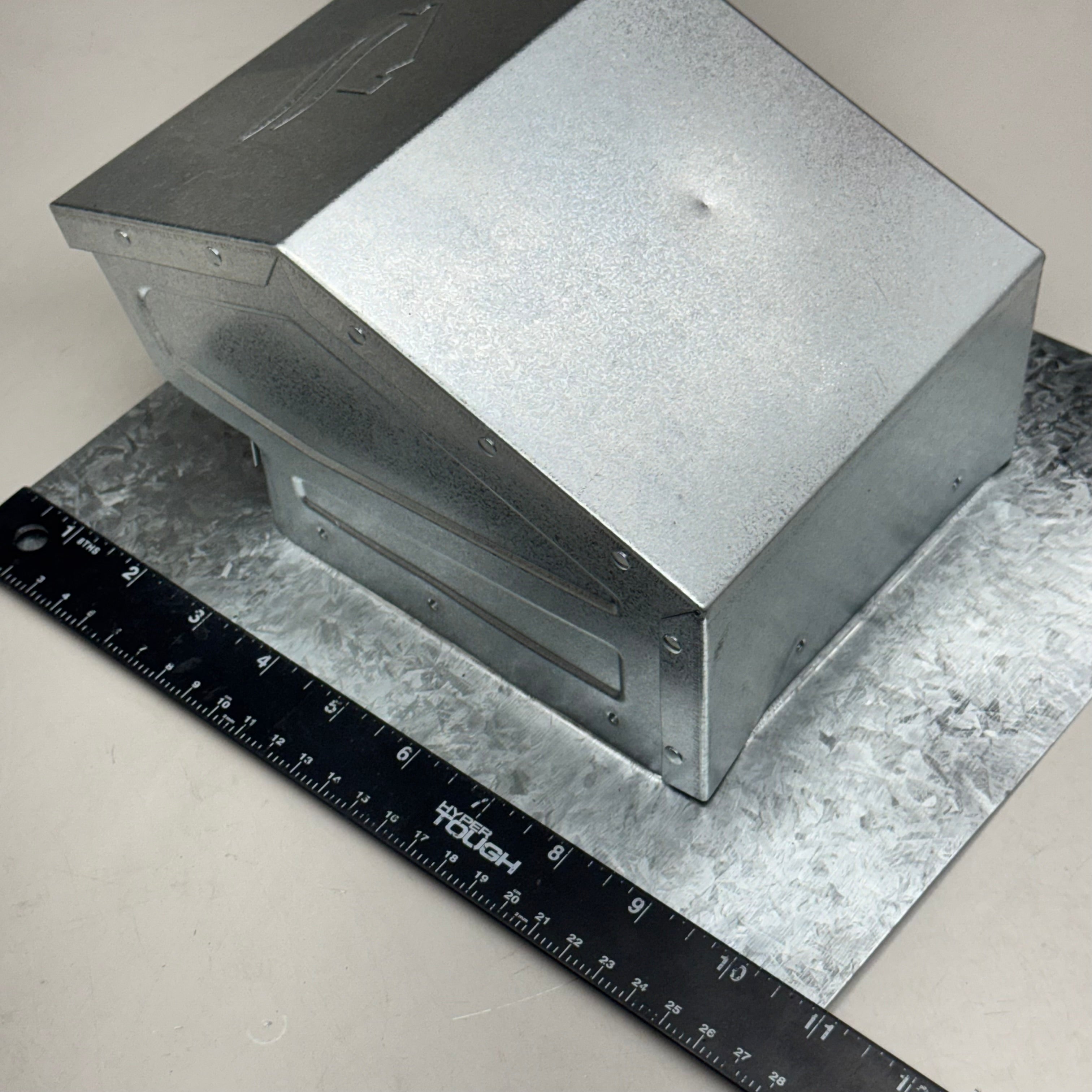BUILDERS BEST GRV624 4” Galv. Roof Cap Flush Flapper Screen 011755 Galvanized