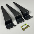 ECONOCO Hi-Quality Shelf Brackets for Outrigger Pipeline Anthracite Gray PSORKB