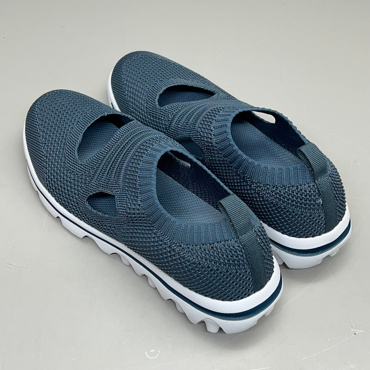 PROPET Travel Activ Avid Knit Flexible Shoe Women's Sz 9.5 XX(4E) Denim WAT064M