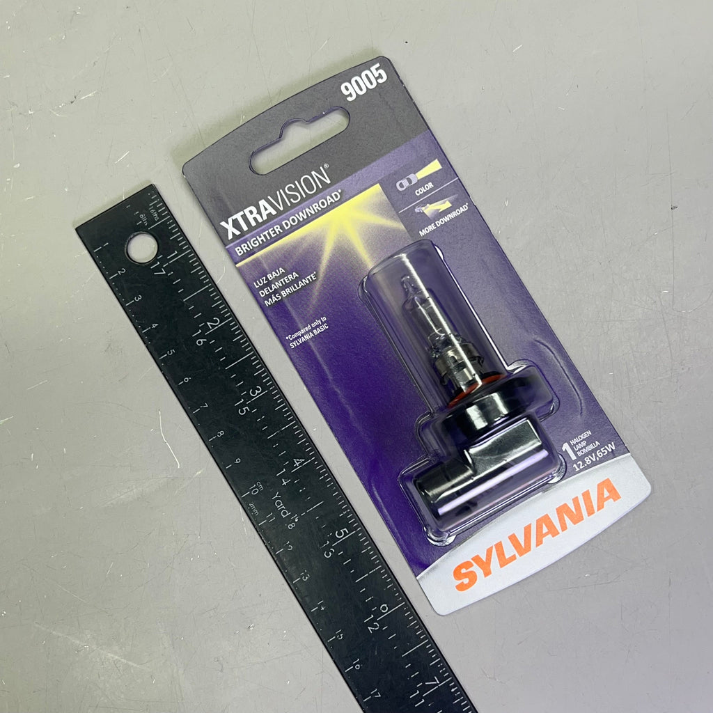SYLVANIA (2 PACK) XtraVision Halogen Headlight Bulb  12.8V 9005XV.BP
