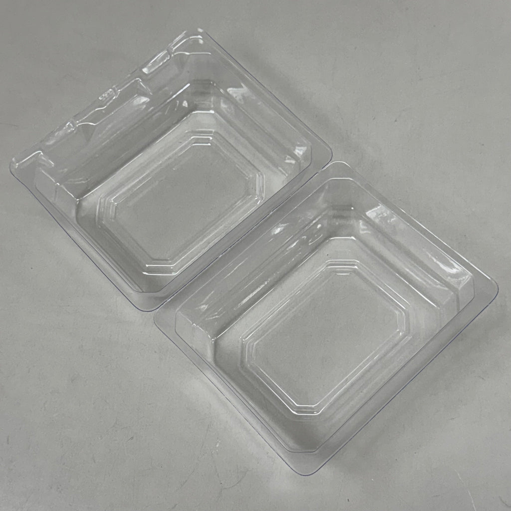 Boutonniere & Corsage Clear Plastic Box (50 Count) 4" x 3" x 3"