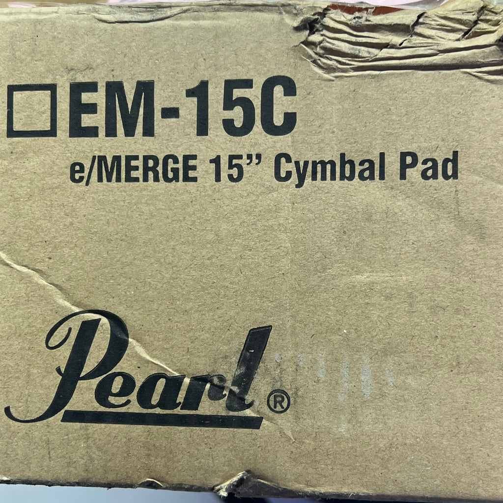 PEARL PureTouch Crash Cymbal For EMerge Electronic Drum Setup 15" Black EM-15C