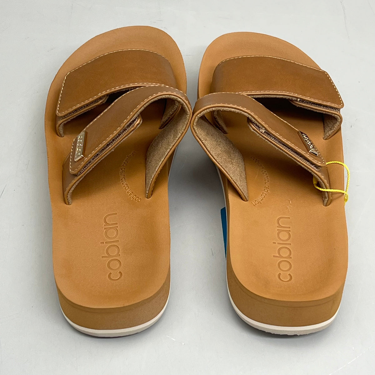 COBIAN Dana Rise Elevated Flatform Style Slide Women's Sz 6 Tan DNA24-230-06