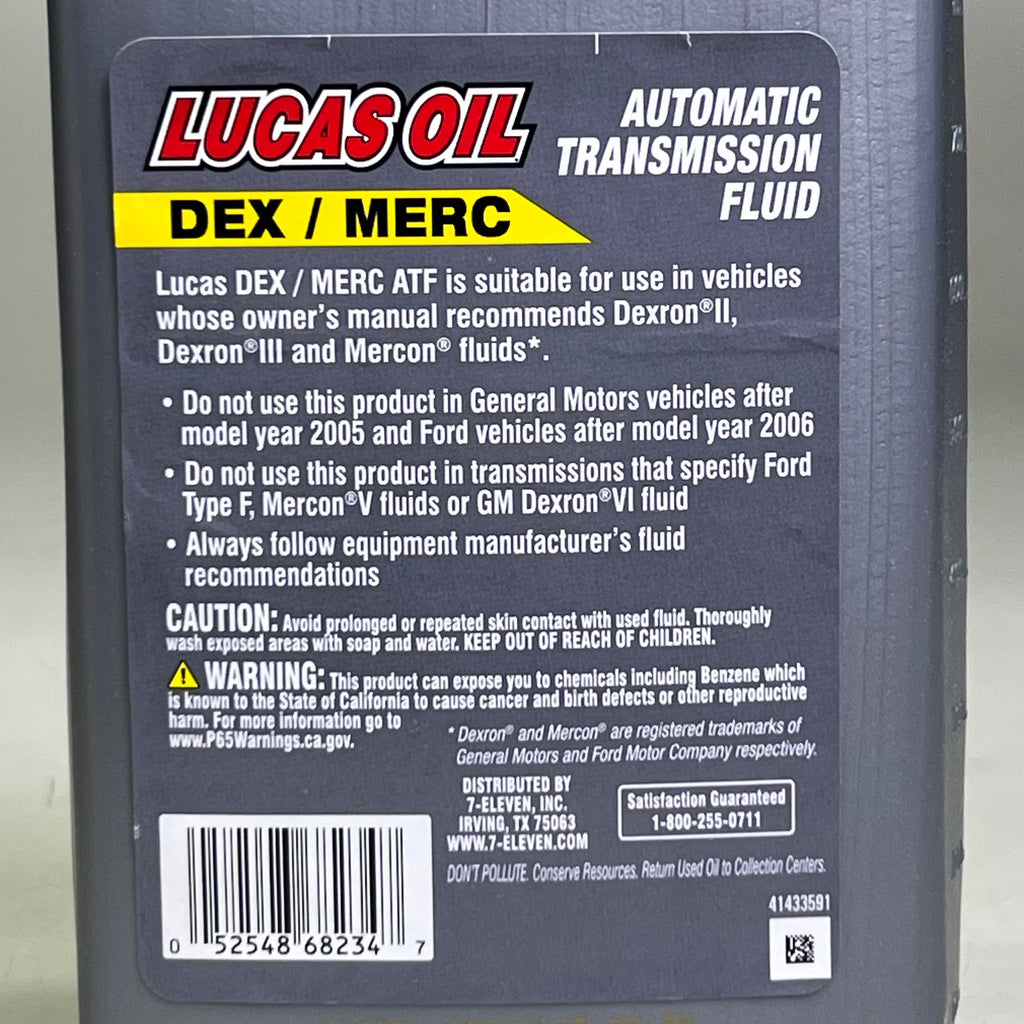LUCAS (6 PACK) Automatic Transmission Fluid 1 qt /946 ml