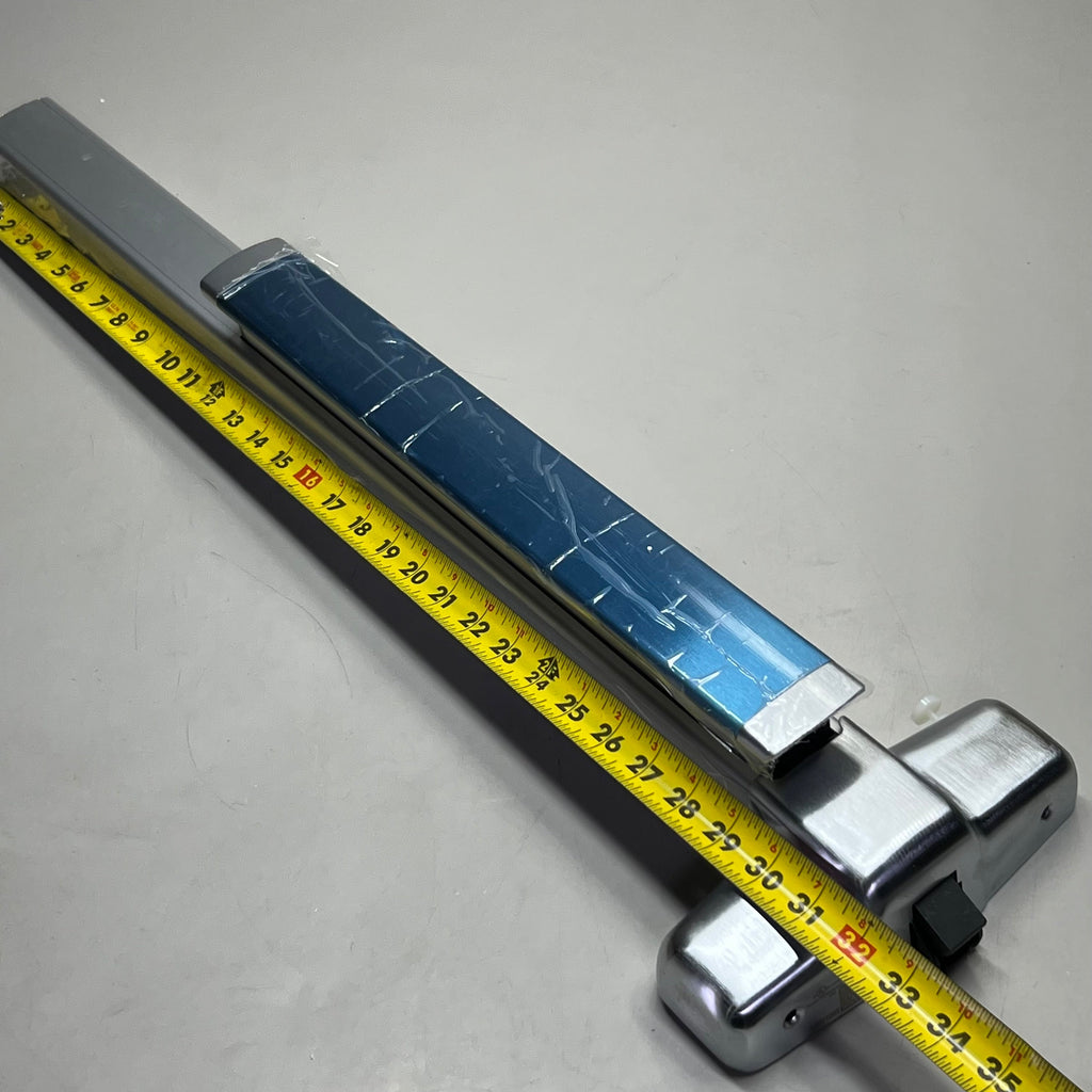 ALLEGION Commercial Door Lock Sz 33" L Blue & Silver ED98.10000