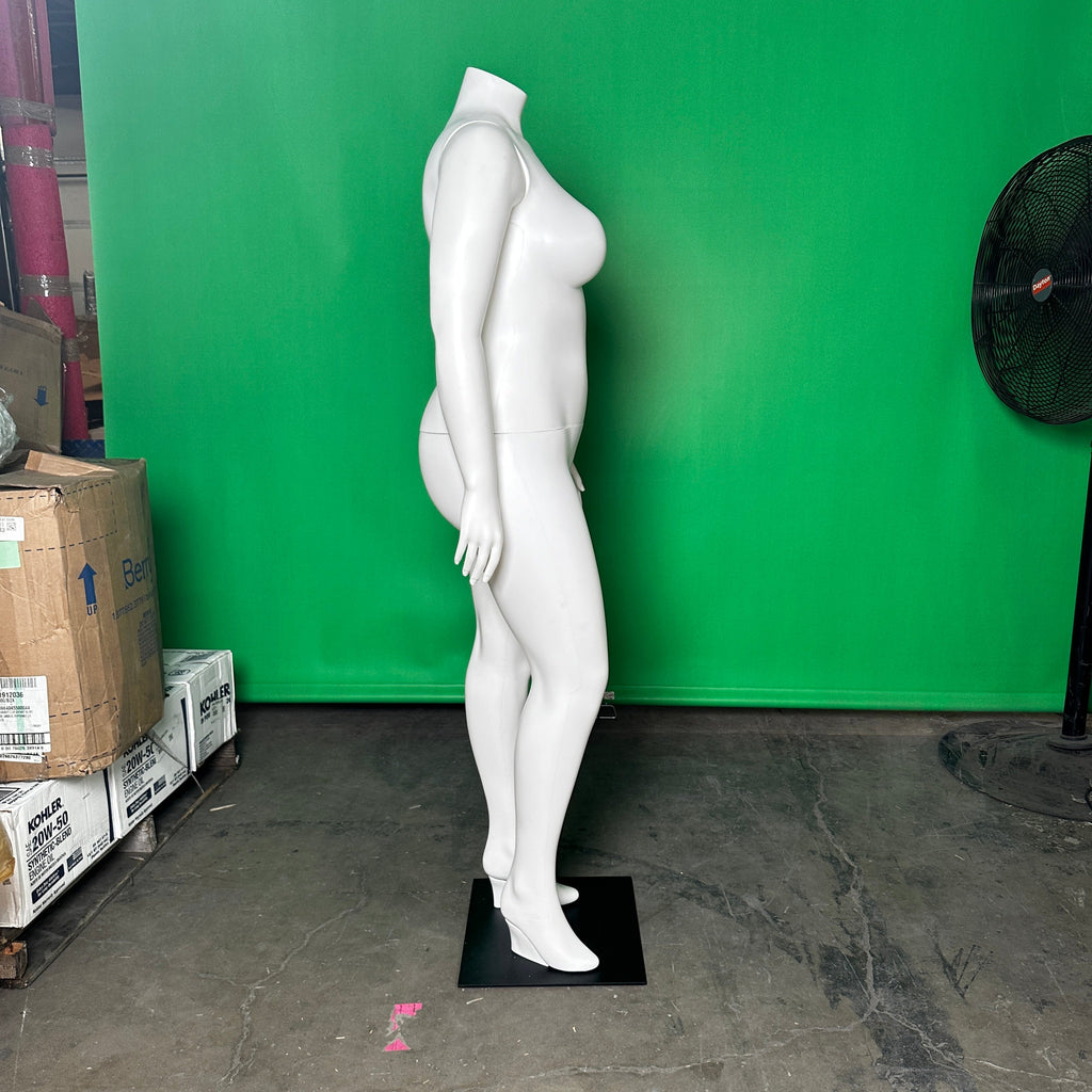 Realistic High-Quality Full-Body Female Mannequin "Natalie.4, Pose I" White VM0734