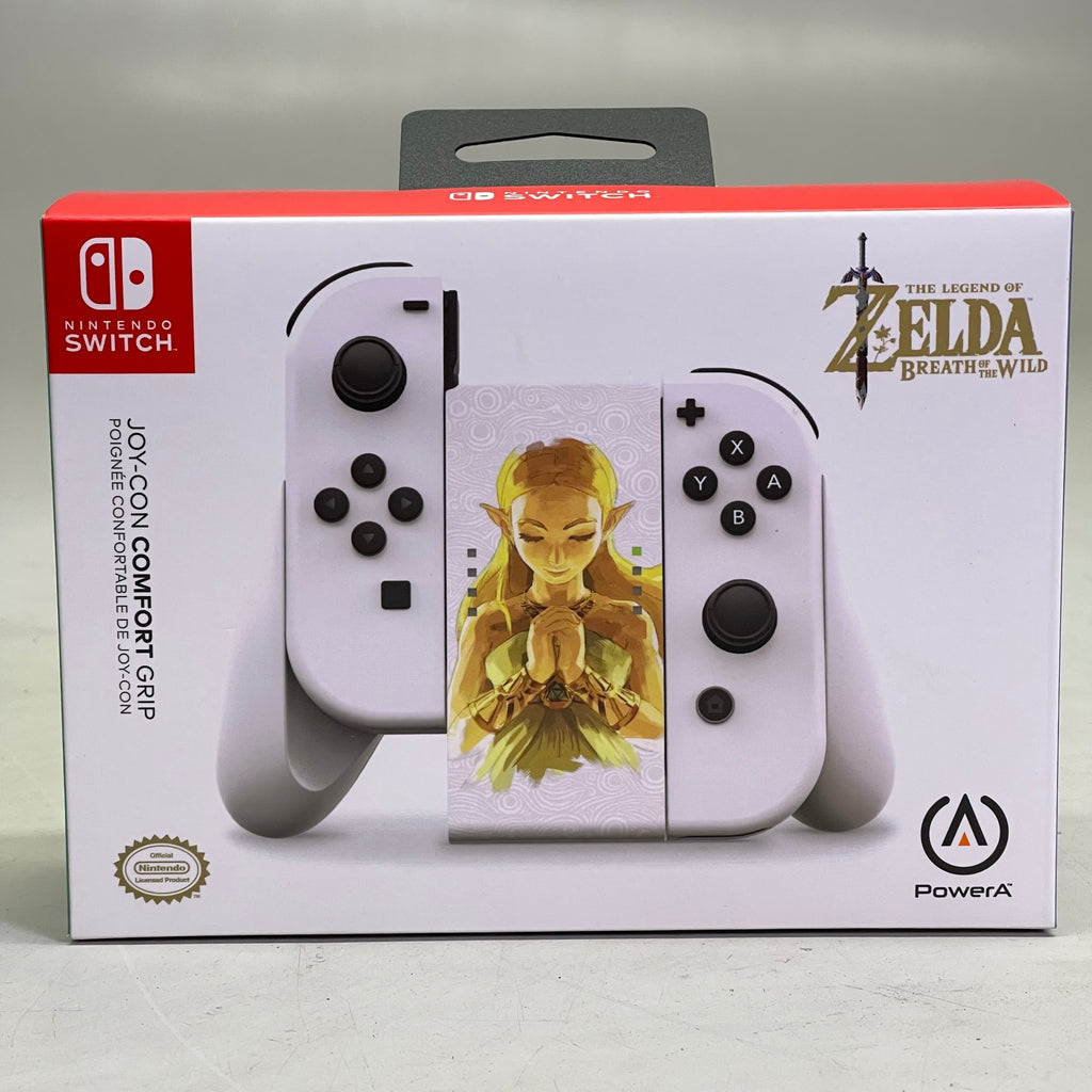 NINTENDO Joy-Con Comfort Grip ONLY Legend Of Zelda Authentic White NSAC0059-01