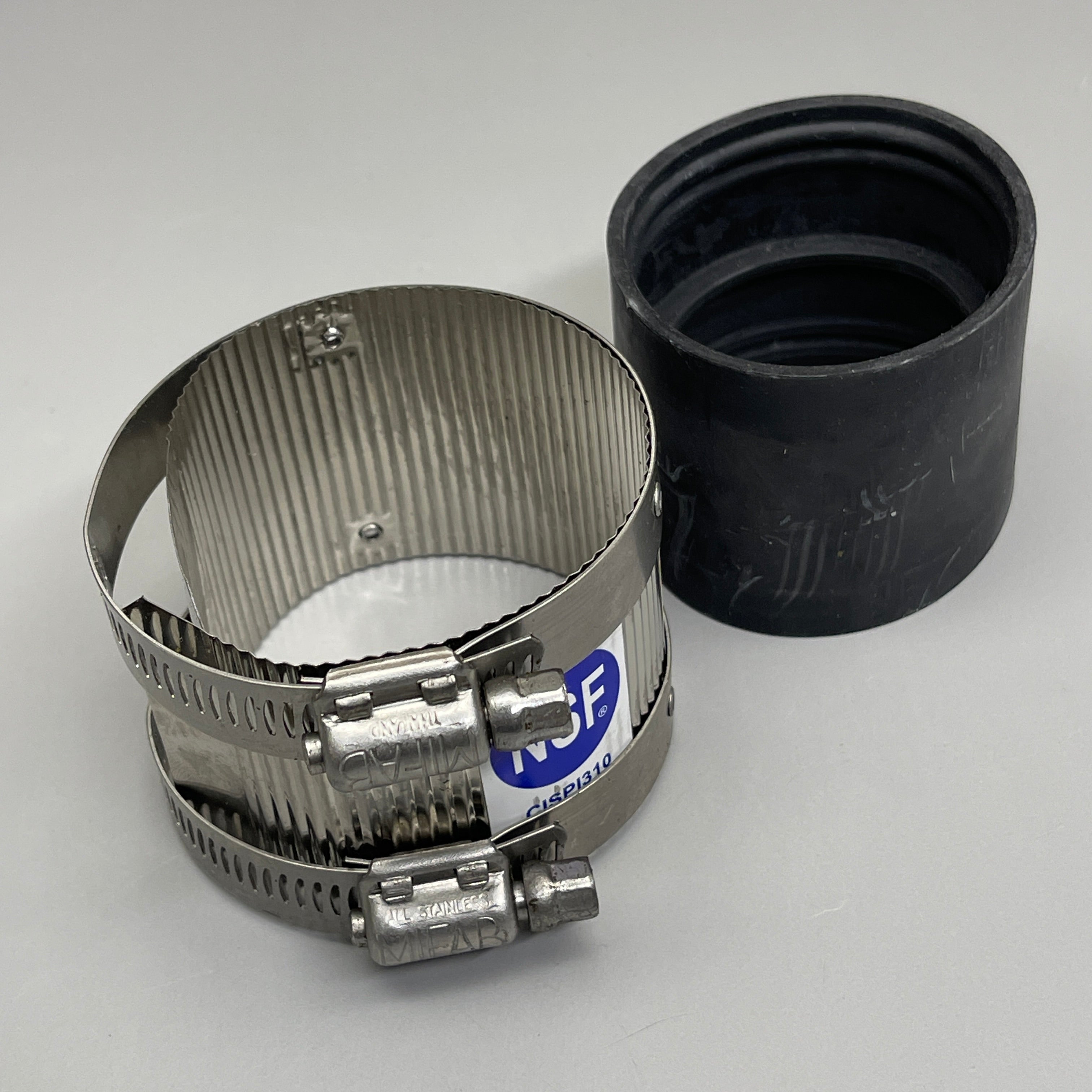 MIFAB (100 Pack) Mi-Hub 3” Stainless Shielded Couplers No Hub MI-HUB-3