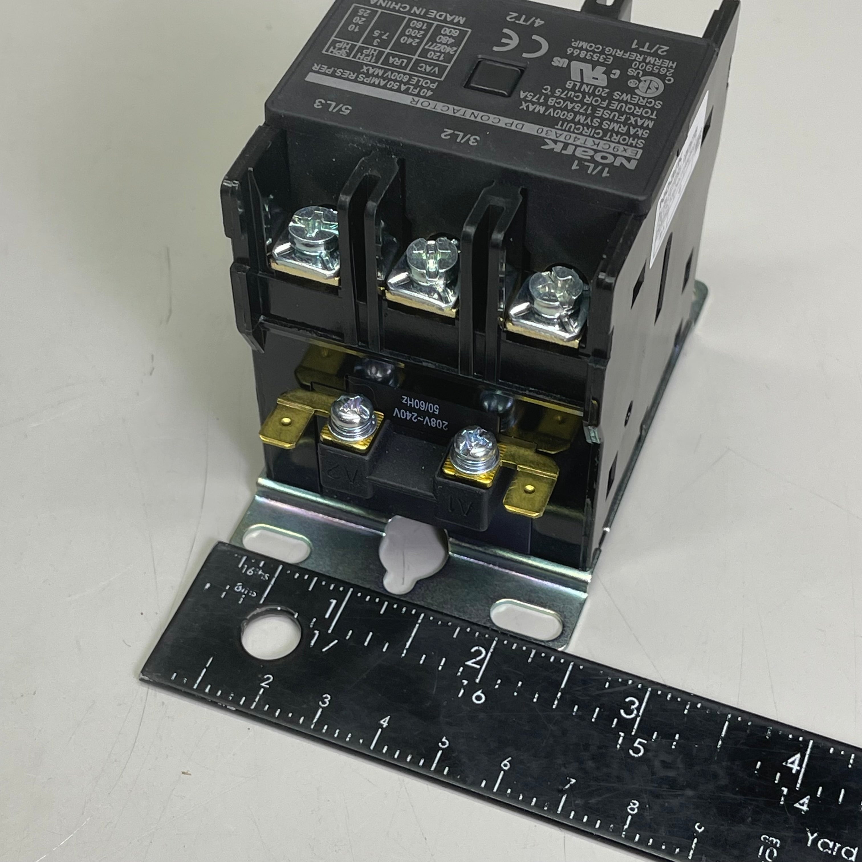 NOARK Definite Purpose Contactor  40A 208-240V 3-Pole Ex9CKT40A30XU7