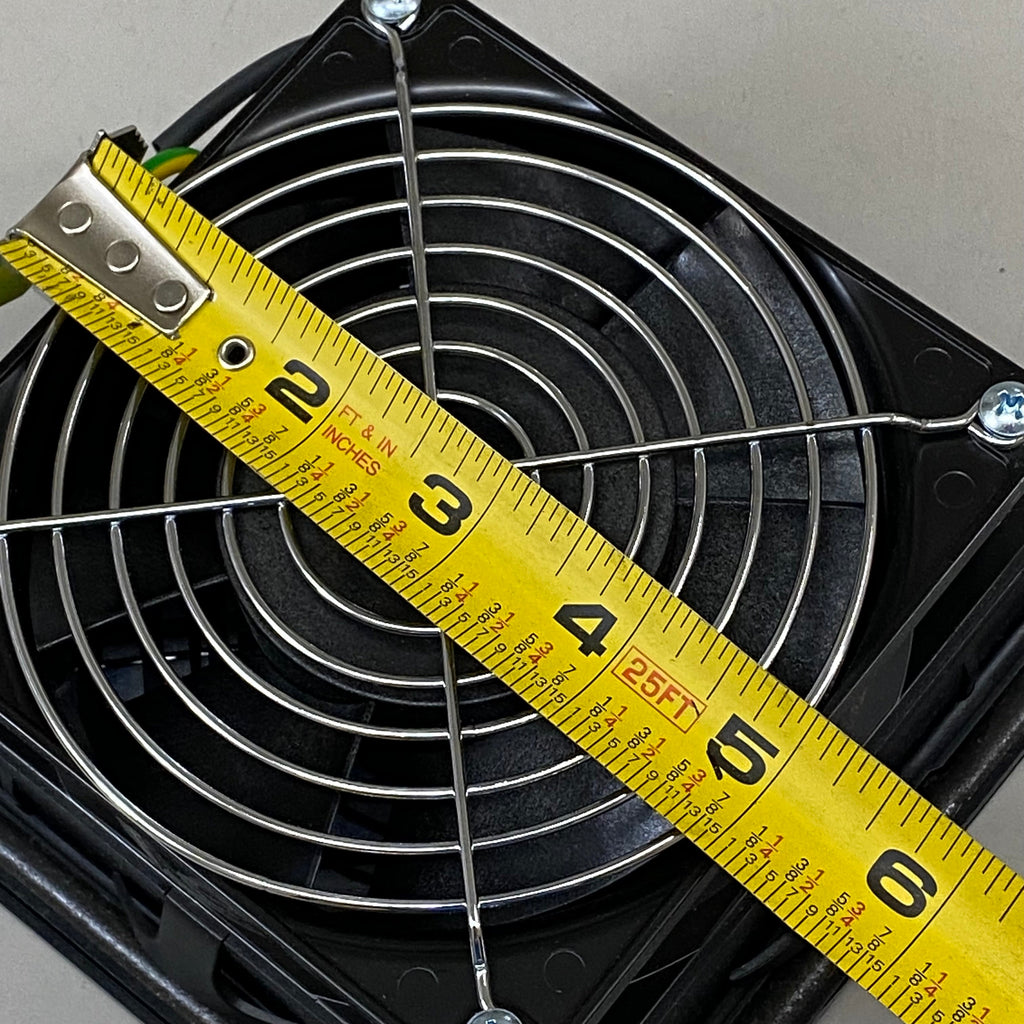 HOFFMAN 3R Side-Mount Filter Fan 5.9"x5.9"x2.9" Black HN0516513