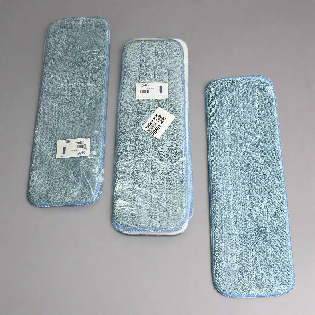 MAINTENANCE WAREHOUSE (3 PK of 3 Pcs) 18" Microfiber Finishing Mop Pad 117768