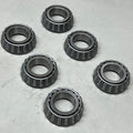 (6 PACK) Tapered Roller Bearing Cone 14125A Sz 1.5”- 2.5”D x1.5 Silver
