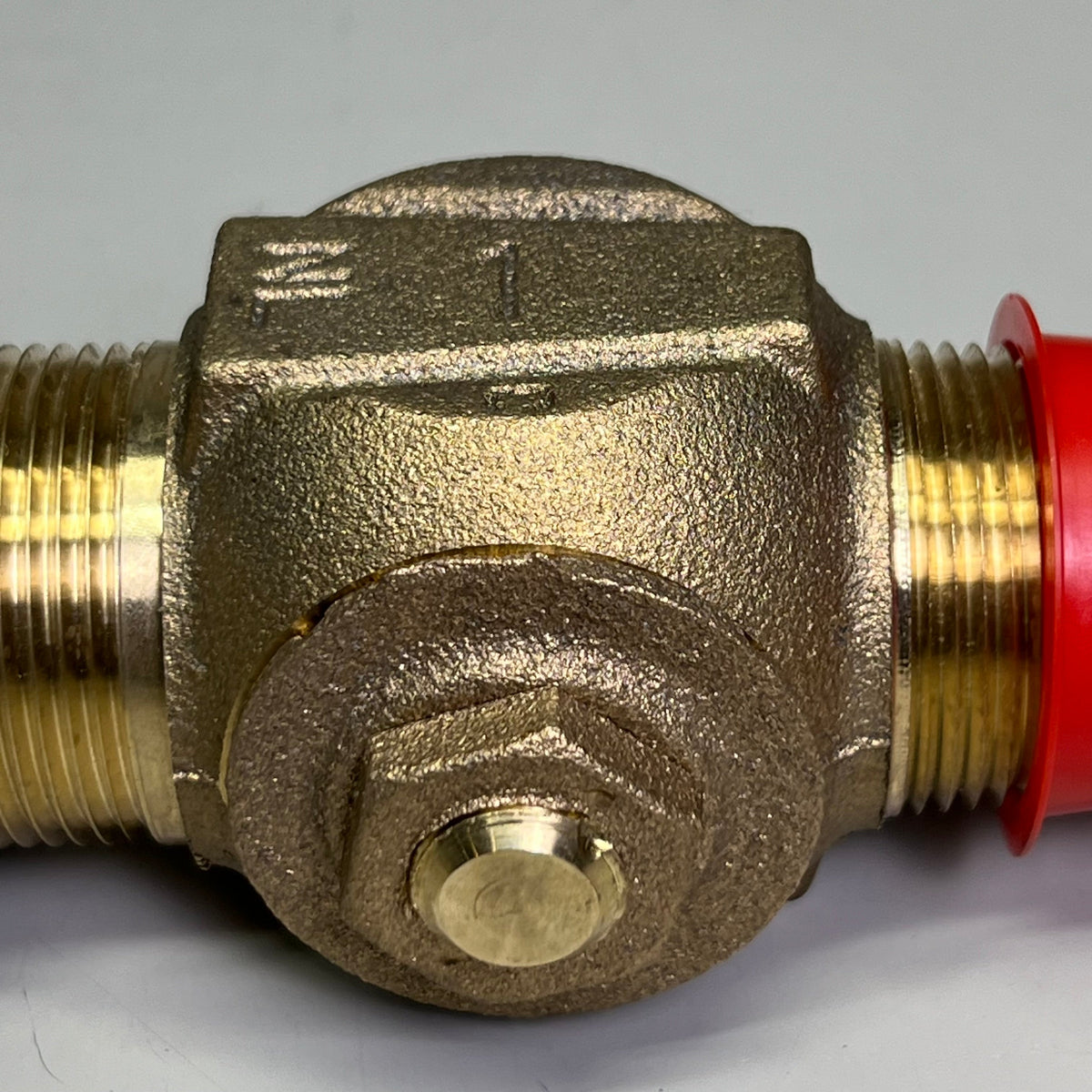 FORD 1" Meter Box Brass Ball Corporation Valve, Bronze F1000-4-G-NL