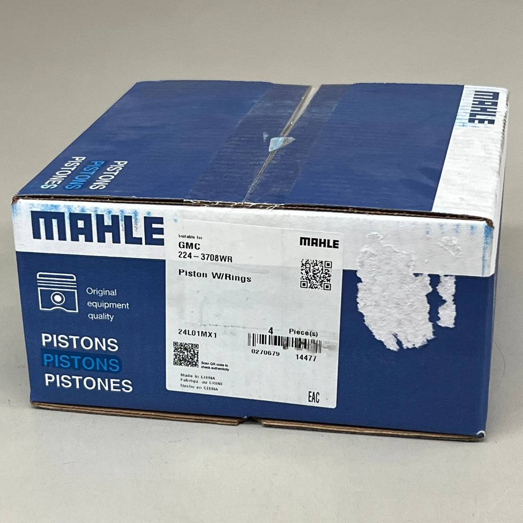MAHLE GMC Piston W/Rings Replacement For Chevy  224-3708WR