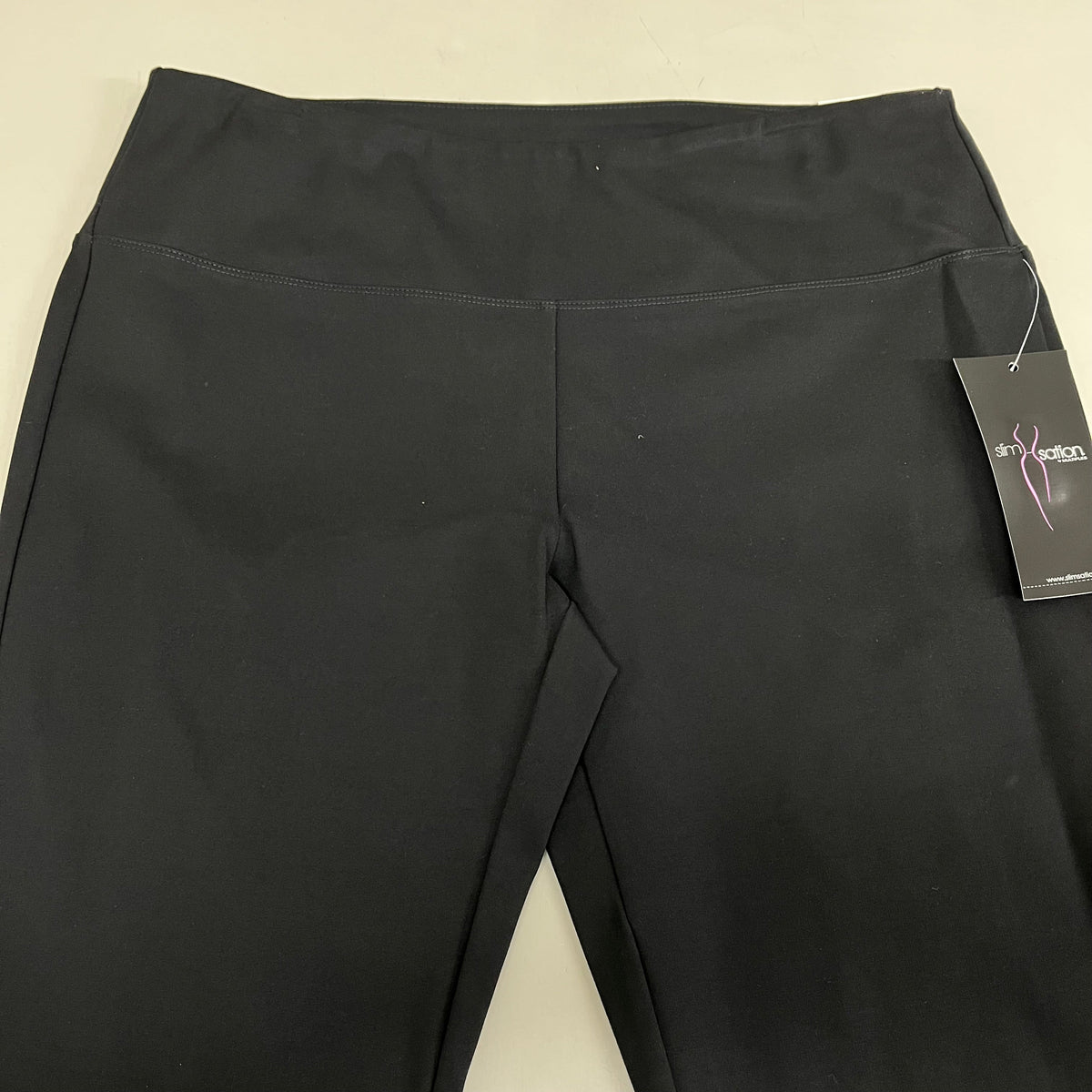 MULTIPLES Legging Petite Women's Sz PXL Black M9031P