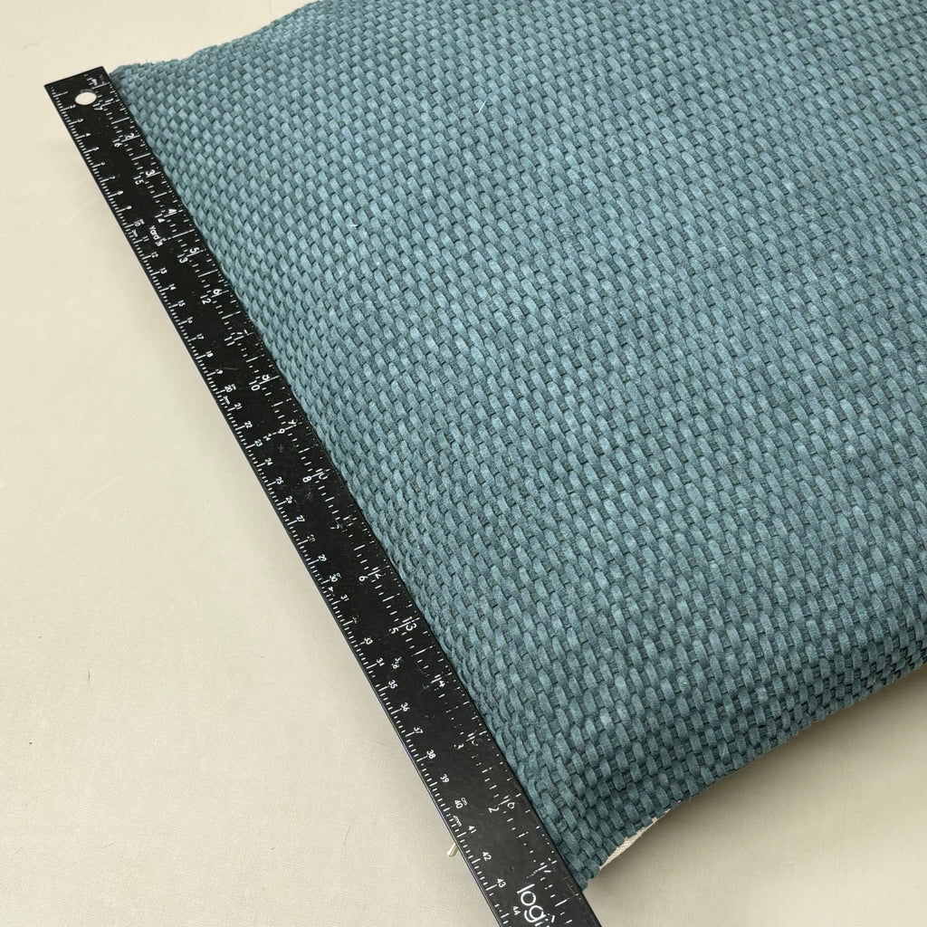 VILLA 18"x18" MP Bassinet Suede Decorative Throw Pillow Blue Slate
