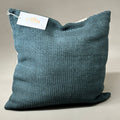 VILLA 18"x18" MP Bassinet Suede Decorative Throw Pillow Blue Slate