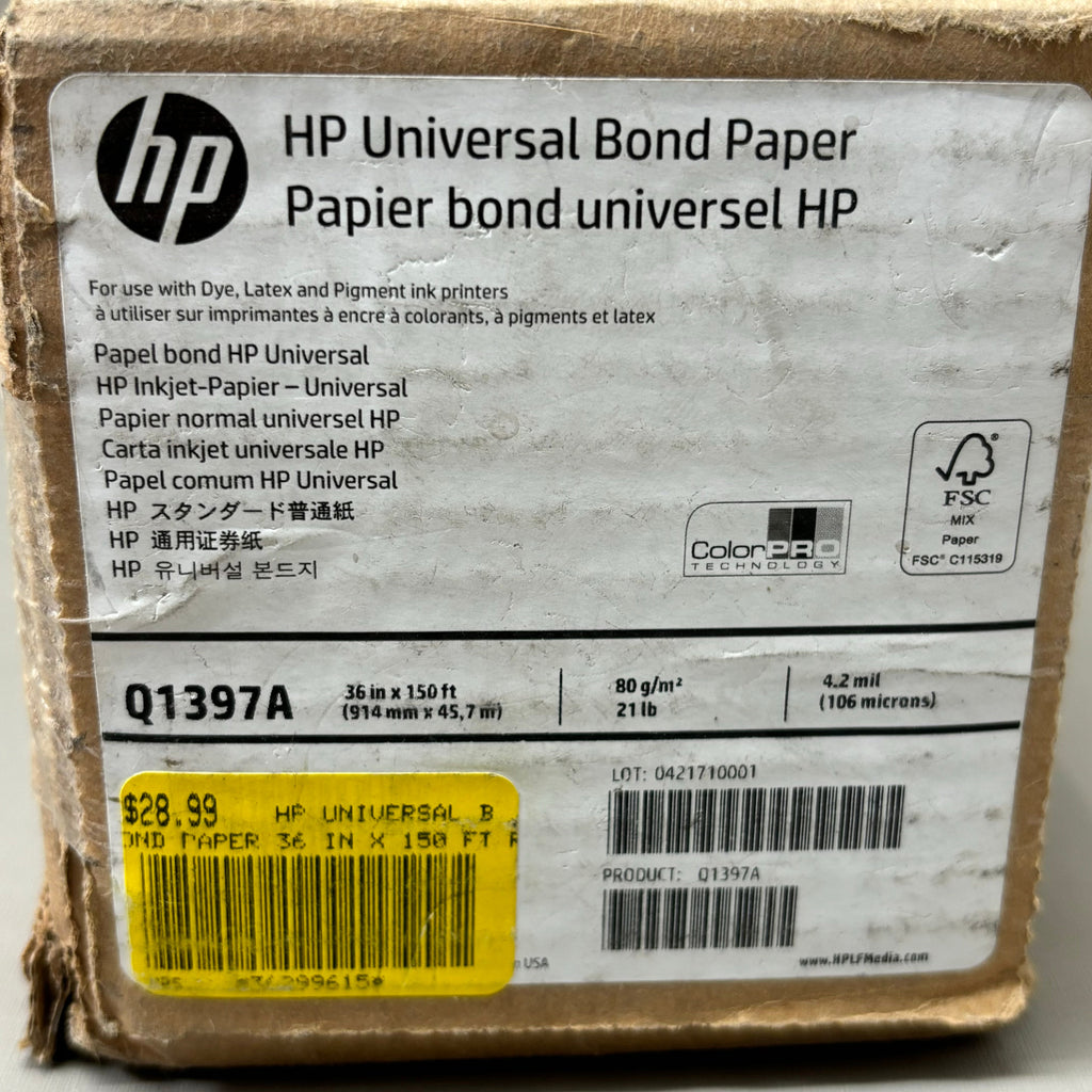HP White Design jet Large Format Coated Heavyweight Paper