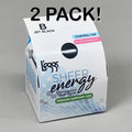 LEGGS (2 PACK) Sheer Energy Compression Tights Medium Support Jett Black